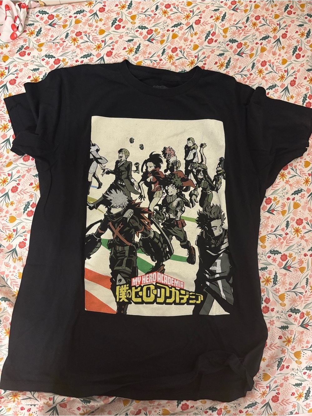 My Hero Academia Black Graphic Kids T-Shirt